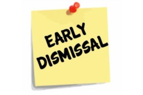 Early Dismissal For Term 1 Conferences: Nov. 2 and 4th @ 1:45 pm