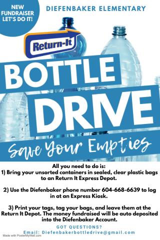 Diefenbaker Bottle Drive Fundraiser